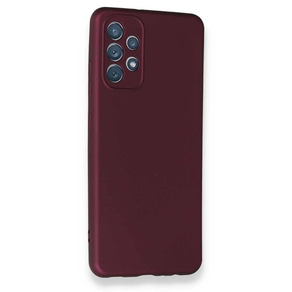 Newface Samsung Galaxy A32 Kılıf First Silikon - Mürdüm