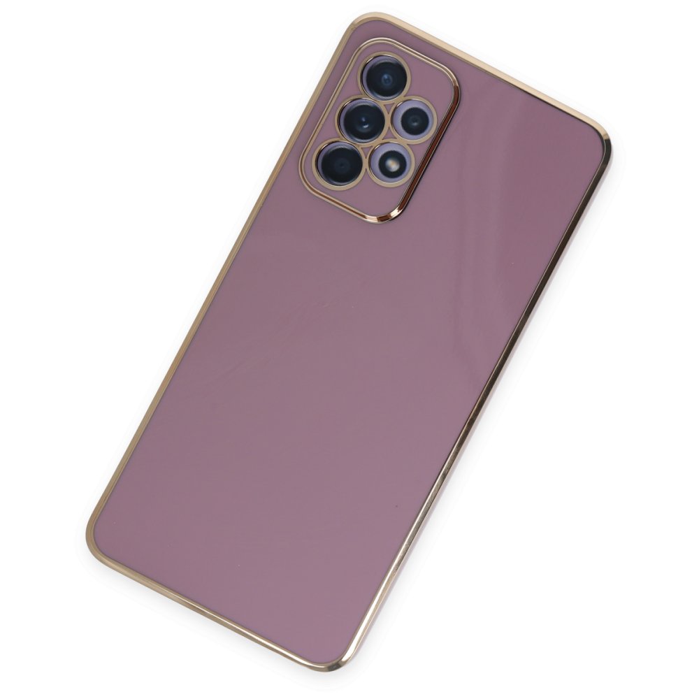 Newface Samsung Galaxy A32 Kılıf Volet Silikon - Mor