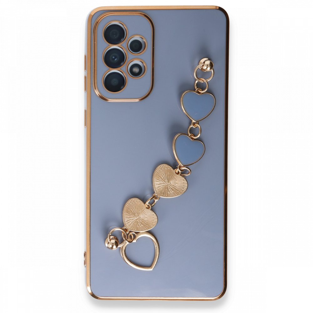 Newface Samsung Galaxy A33 5G Kılıf Esila Silikon - Gri