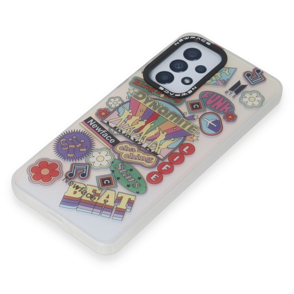 Newface Samsung Galaxy A33 5G Kılıf Estoril Desenli Kapak - Estoril - 14