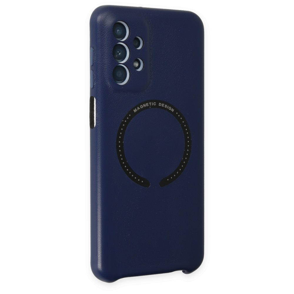 Newface Samsung Galaxy A33 5G Kılıf Hola Magneticsafe Kapak - Mavi