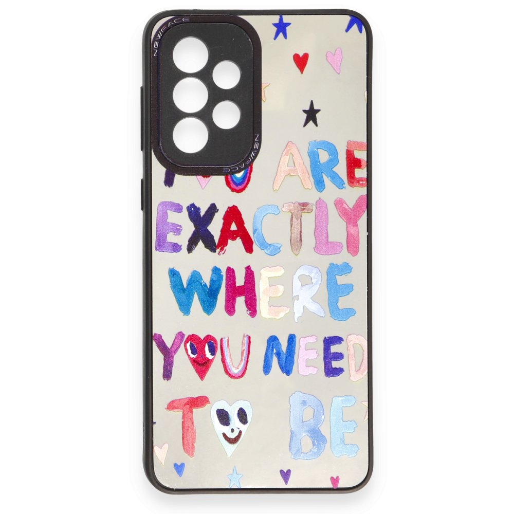 Newface Samsung Galaxy A33 5G Kılıf Mirror Desenli Kapak - Mirror - 10