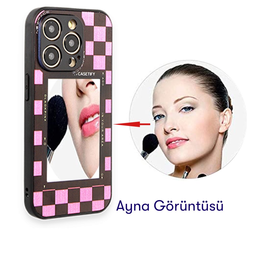 Newface Samsung Galaxy A33 5G Kılıf Mirror Desenli Kapak - Mirror - 3