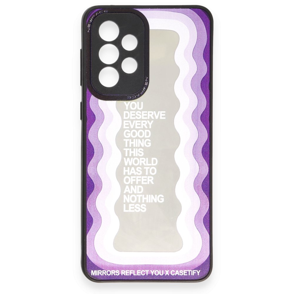 Newface Samsung Galaxy A33 5G Kılıf Mirror Desenli Kapak - Mirror - 5