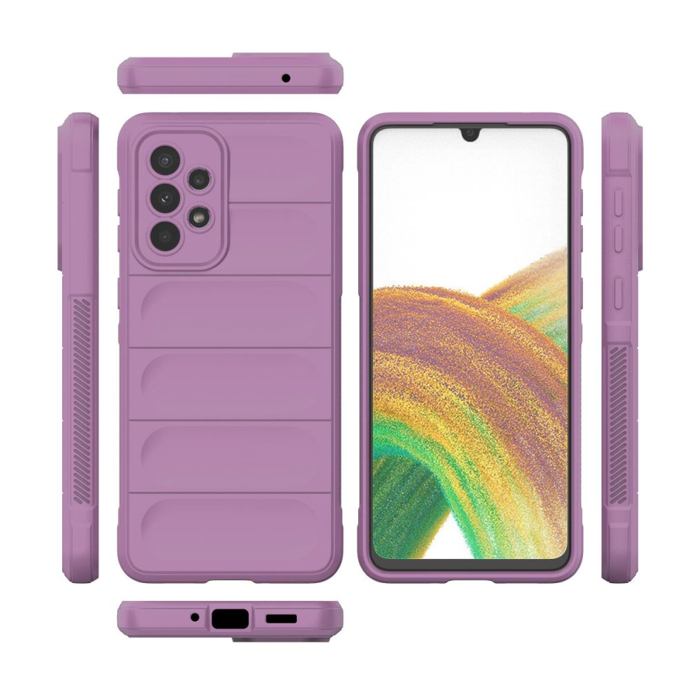Newface Samsung Galaxy A33 5G Kılıf Optimum Silikon - Mor