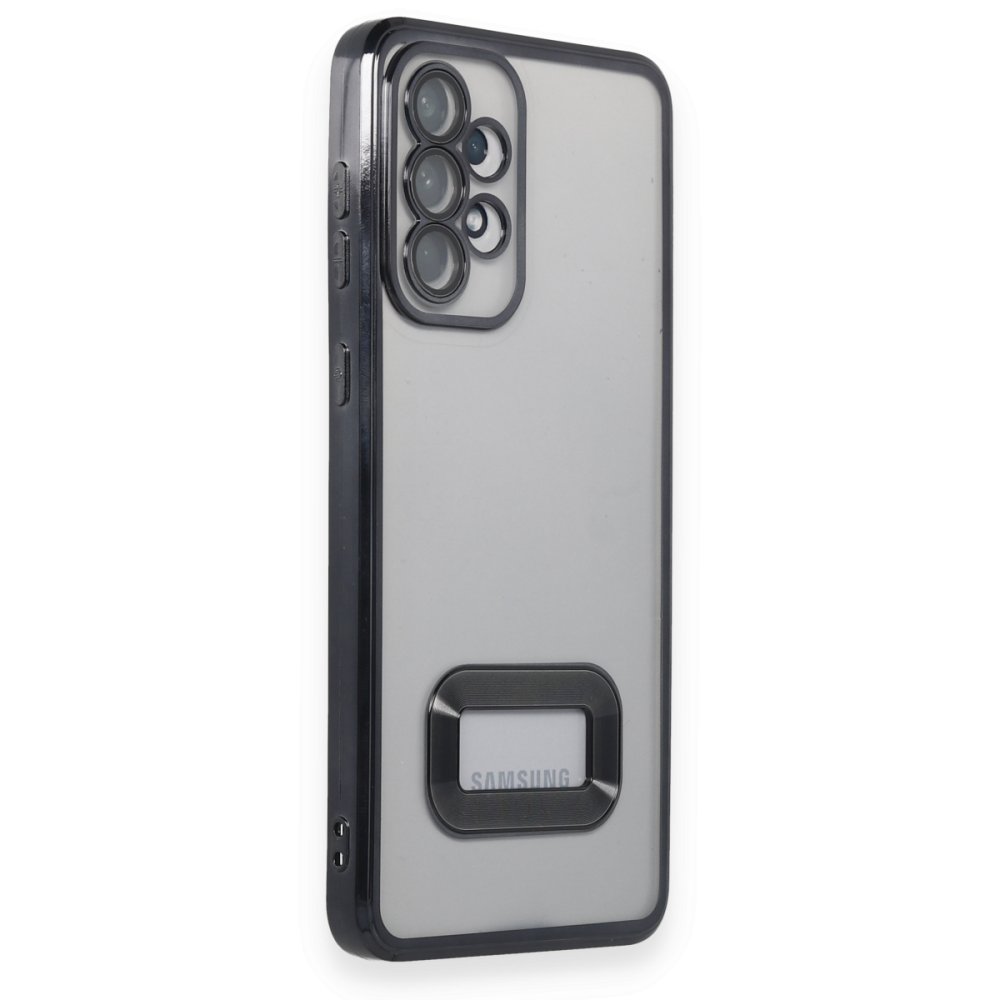 Newface Samsung Galaxy A33 5G Kılıf Slot Silikon - Siyah