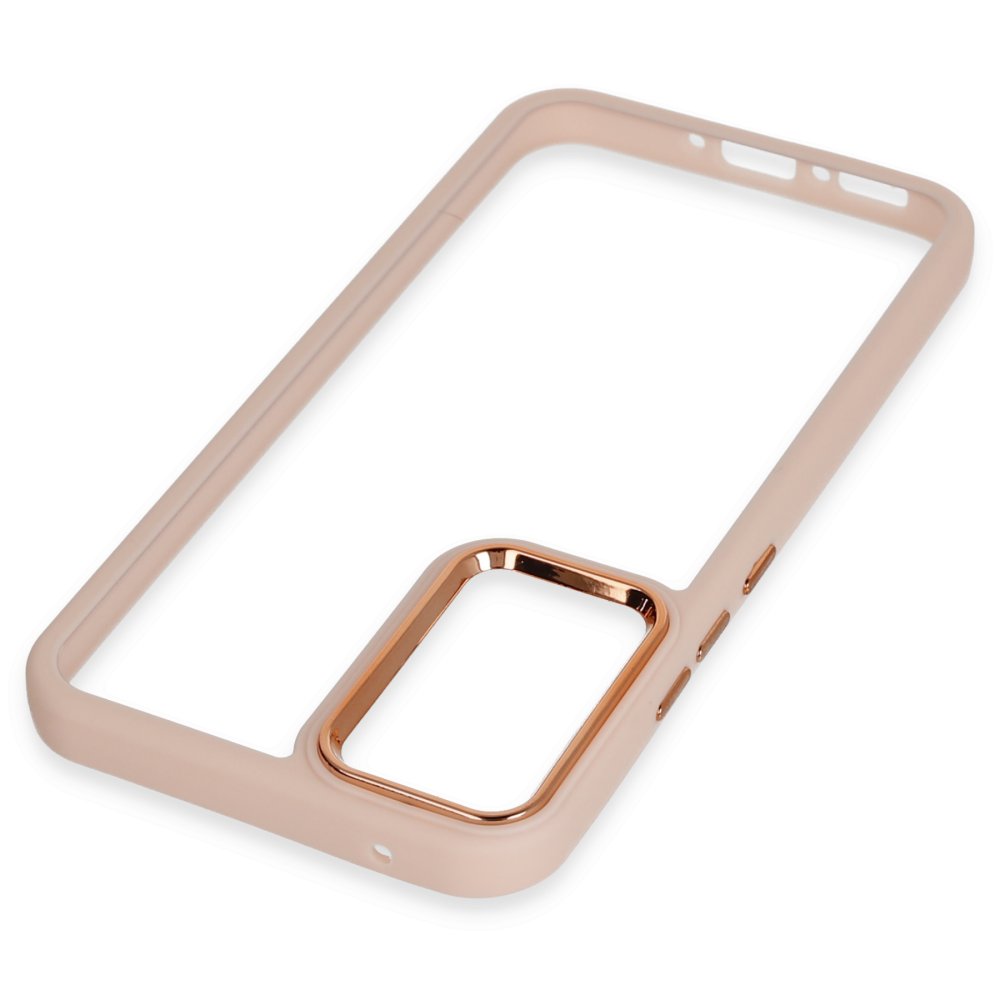 Newface Samsung Galaxy A34 5G Kılıf Dora Kapak - Pudra