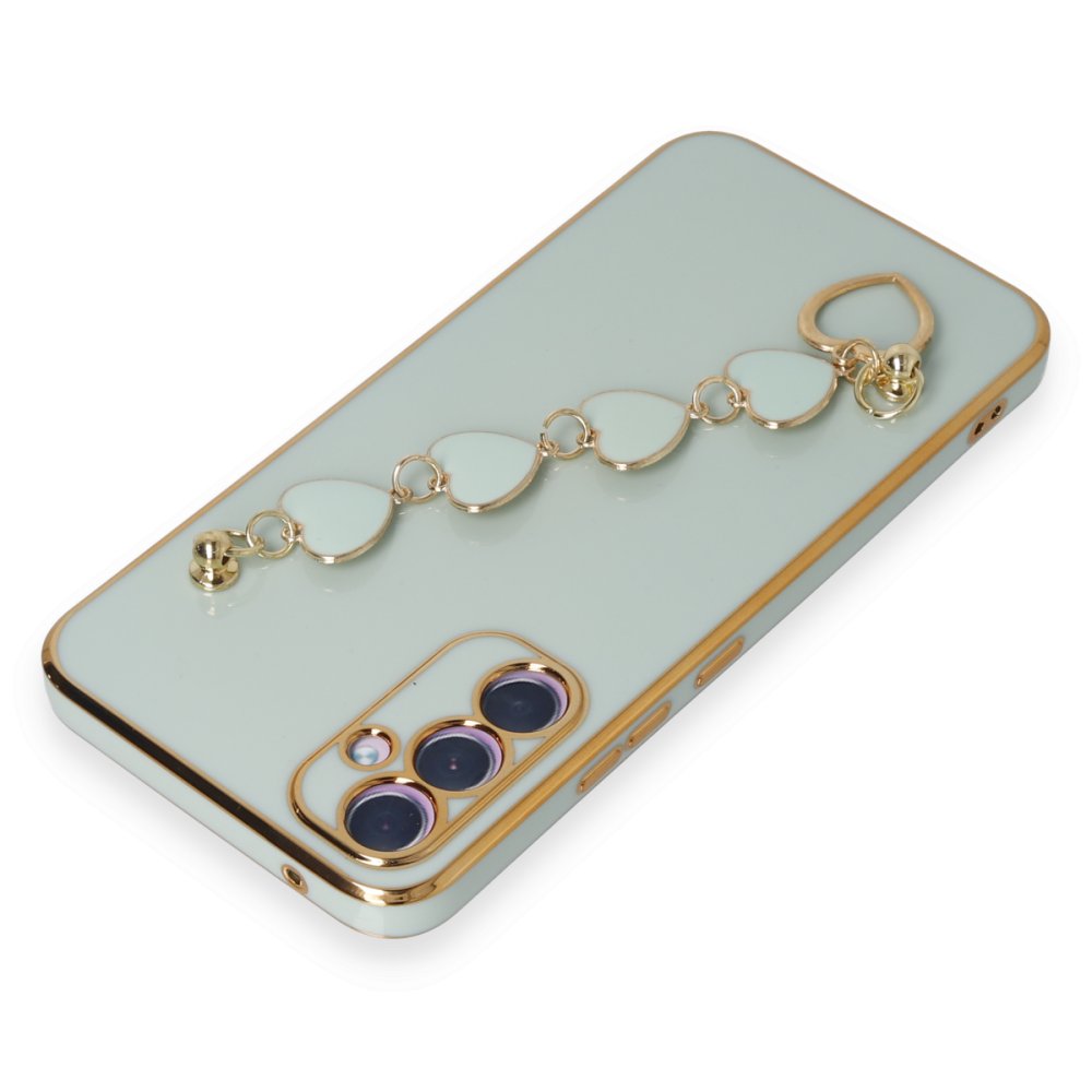 Newface Samsung Galaxy A34 5G Kılıf Esila Silikon - Su Yeşili