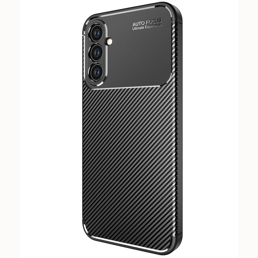 Newface Samsung Galaxy A34 5G Kılıf Auto Focus Karbon Kapak - Siyah