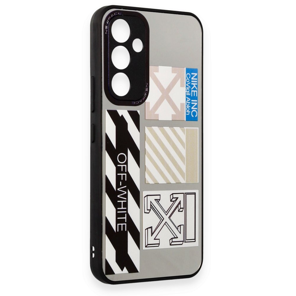 Newface Samsung Galaxy A34 5G Kılıf Mirror Desenli Kapak - Mirror - 6