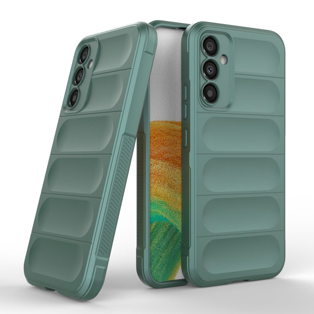 Newface Samsung Galaxy A34 5G Kılıf Optimum Silikon - Koyu Yeşil