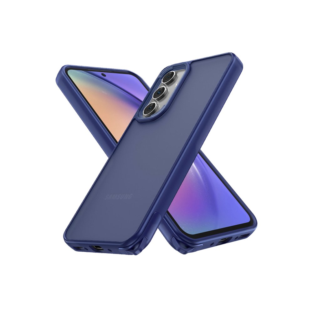 Newface Samsung Galaxy A35 5G Kılıf Elegant Kapak - Lacivert