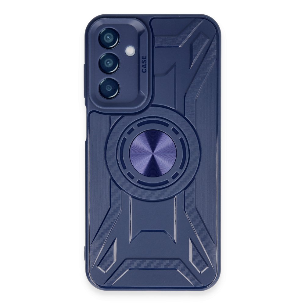 Newface Samsung Galaxy A35 5G Kılıf Lincoln Silikon - Lacivert