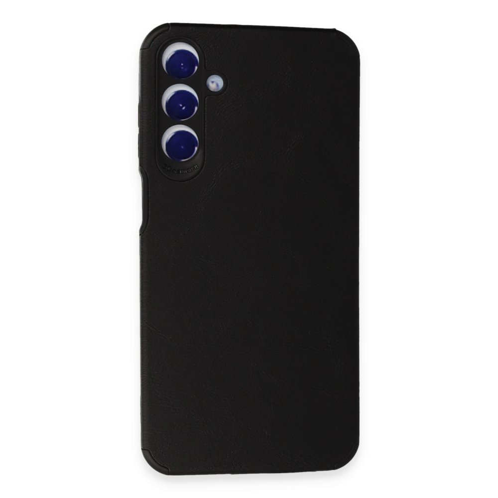 Newface Samsung Galaxy A35 5G Kılıf Loop Deri Silikon - Siyah