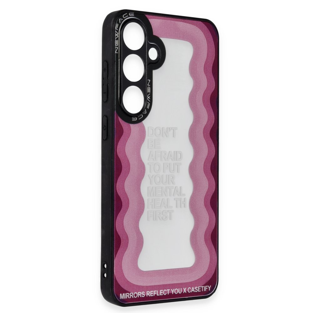 Newface Samsung Galaxy A35 5G Kılıf Mirror Desenli Kapak - Mirror - 11