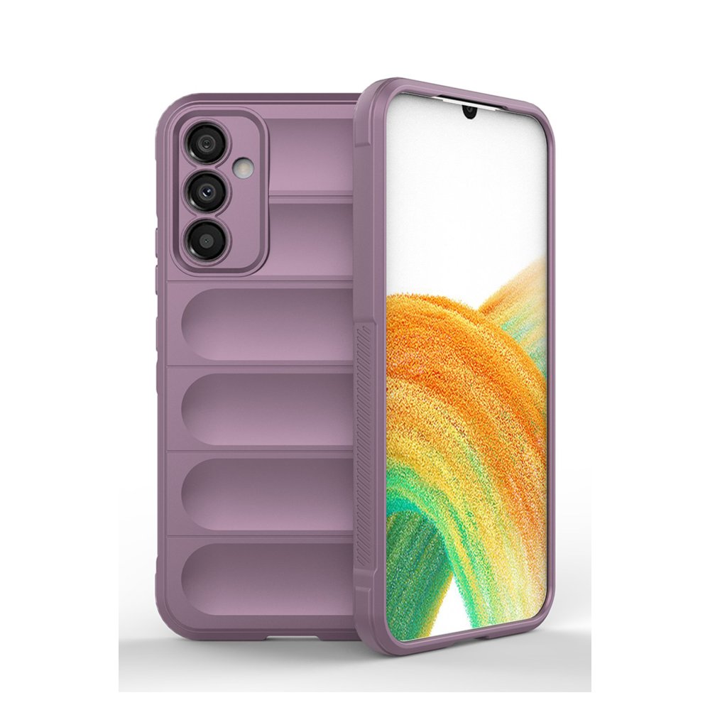 Newface Samsung Galaxy A35 5G Kılıf Optimum Silikon - Mor