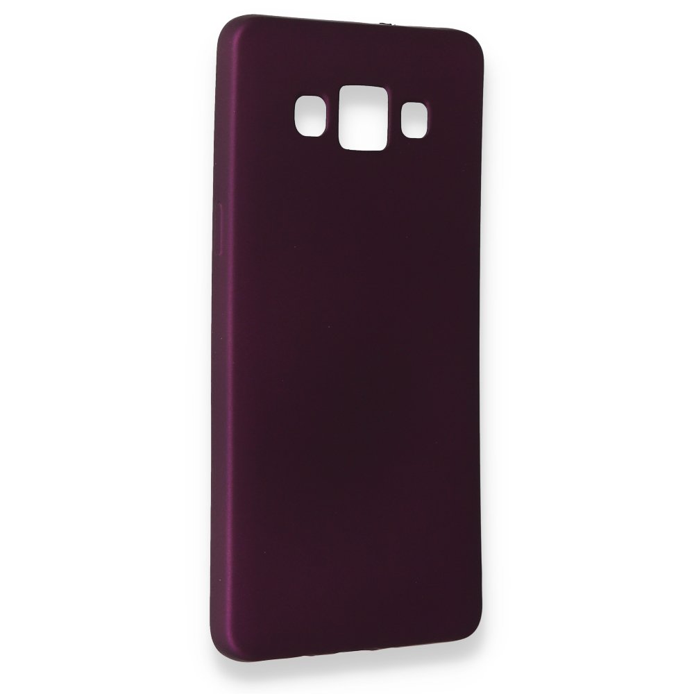 Newface Samsung Galaxy A5 Kılıf First Silikon - Mürdüm