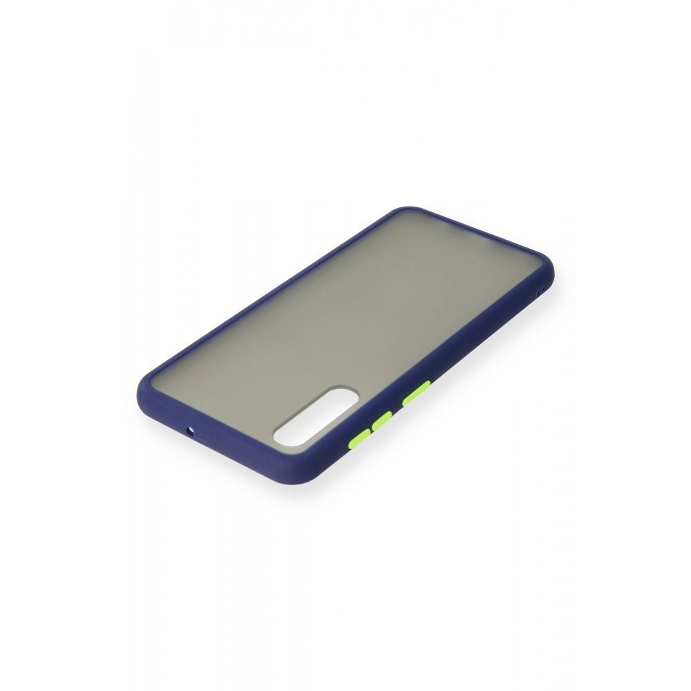 Newface Samsung Galaxy A50 Kılıf Montreal Silikon Kapak - Lacivert