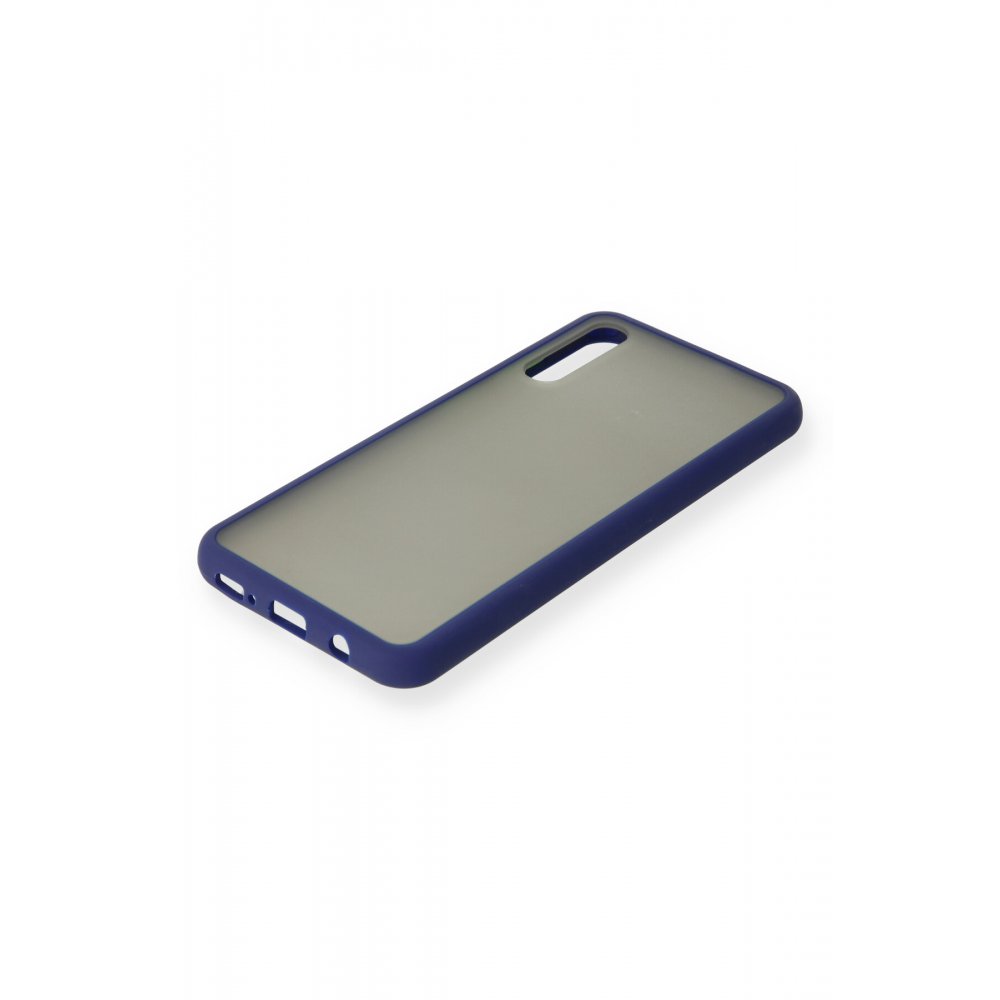 Newface Samsung Galaxy A50 Kılıf Montreal Silikon Kapak - Lacivert