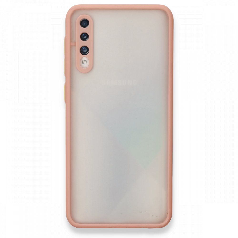 Newface Samsung Galaxy A50 Kılıf Montreal Silikon Kapak - Pembe