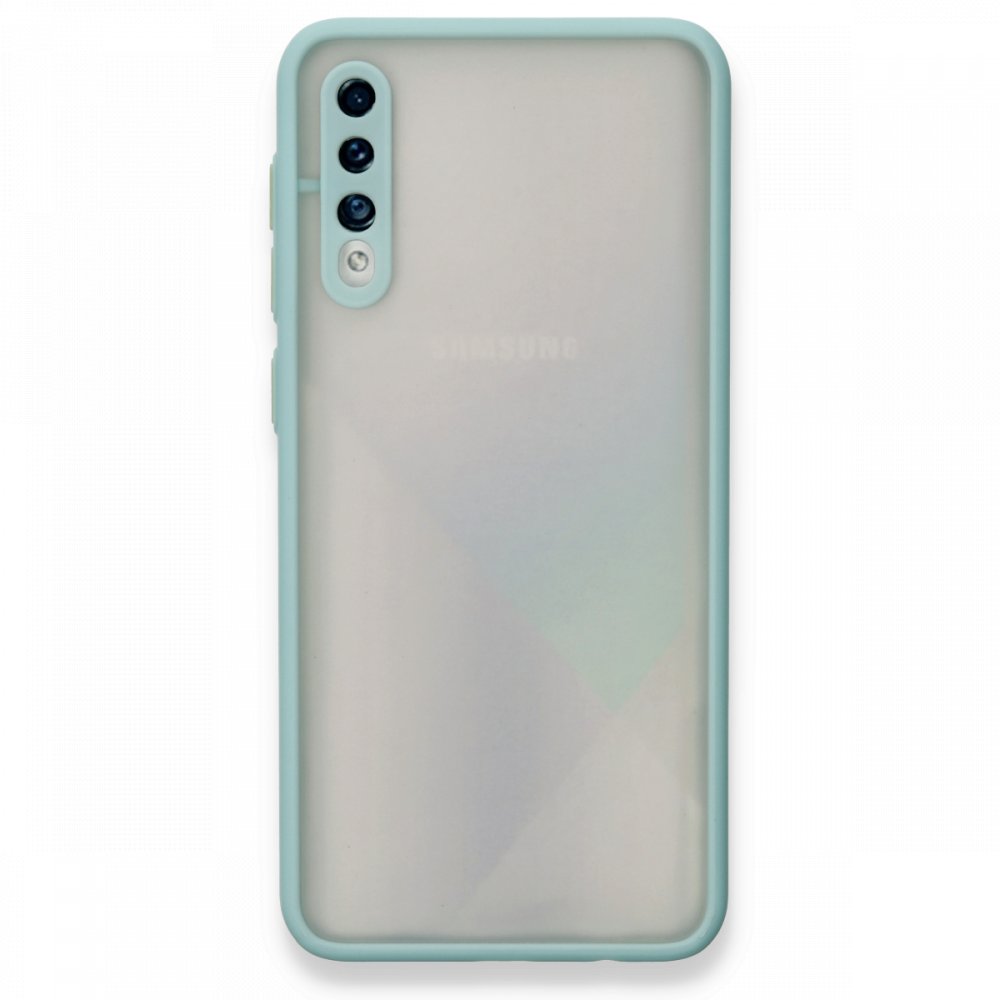 Newface Samsung Galaxy A50 Kılıf Montreal Silikon Kapak - Turkuaz