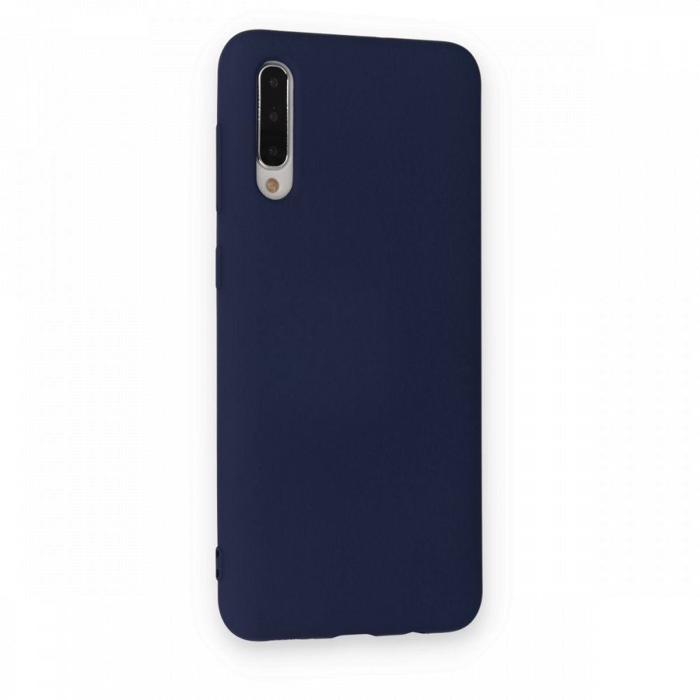 Newface Samsung Galaxy A50 Kılıf Nano içi Kadife Silikon - Koyu Gri