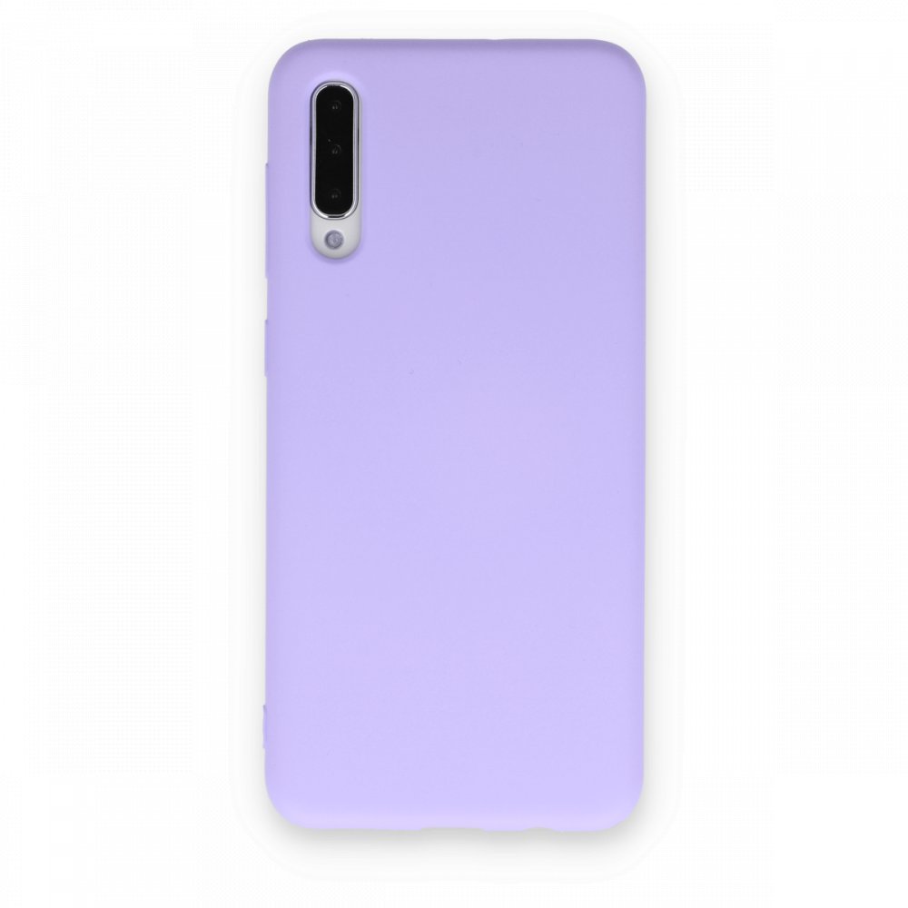 Newface Samsung Galaxy A50 Kılıf Nano içi Kadife Silikon - Lila