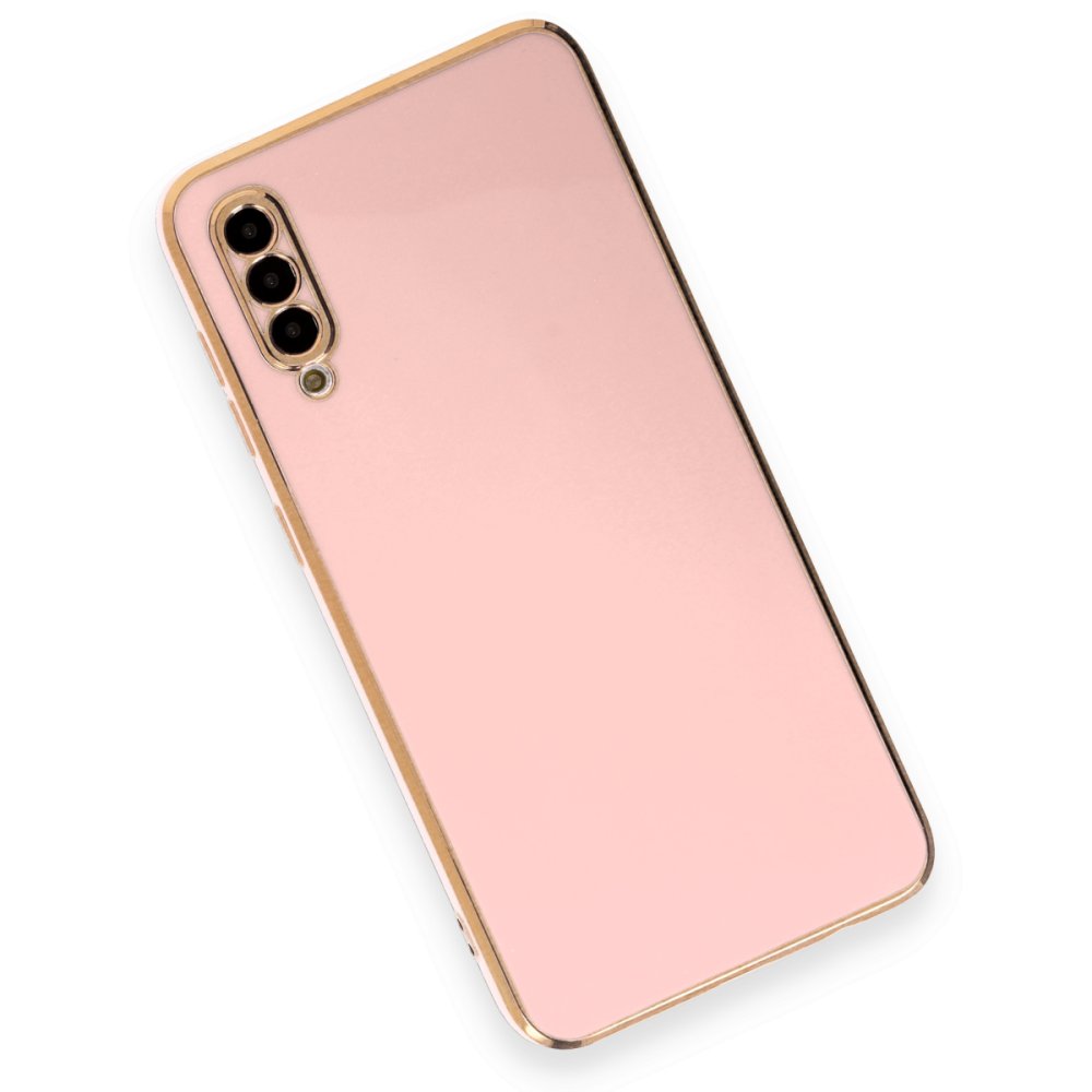 Newface Samsung Galaxy A50 Kılıf Volet Silikon - Pembe
