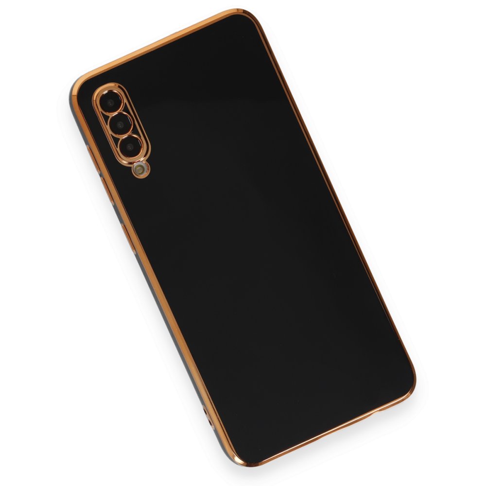 Newface Samsung Galaxy A50 Kılıf Volet Silikon - Siyah