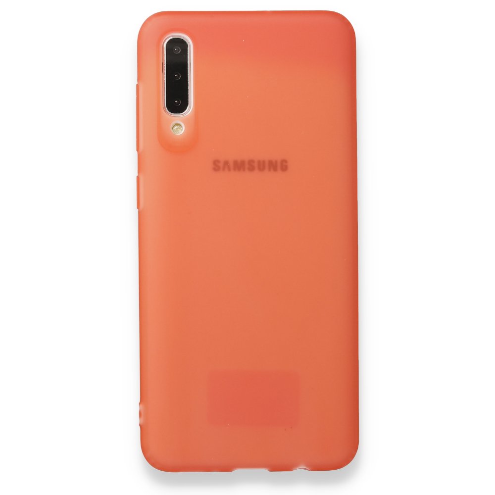 Newface Samsung Galaxy A50 Kılıf Hopi Silikon - Kırmızı