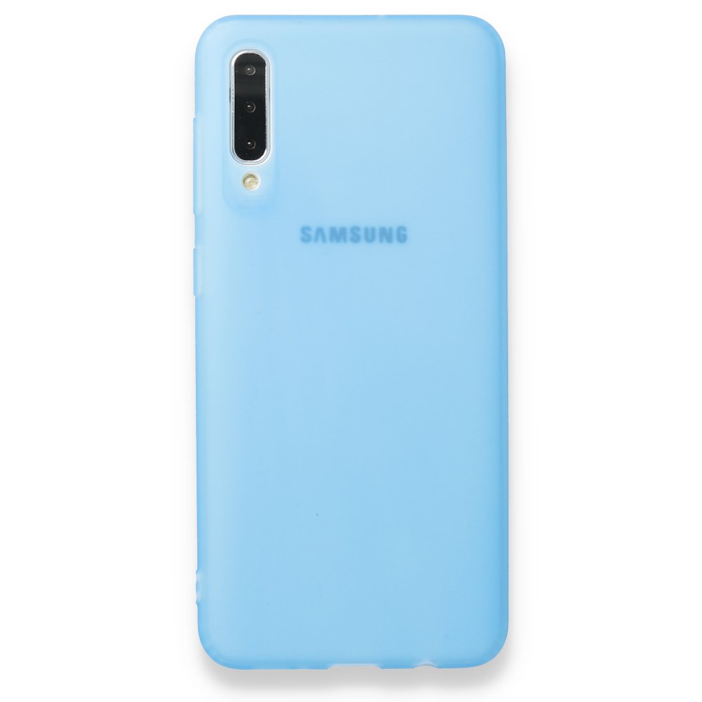 Newface Samsung Galaxy A50S Kılıf Hopi Silikon - Mavi