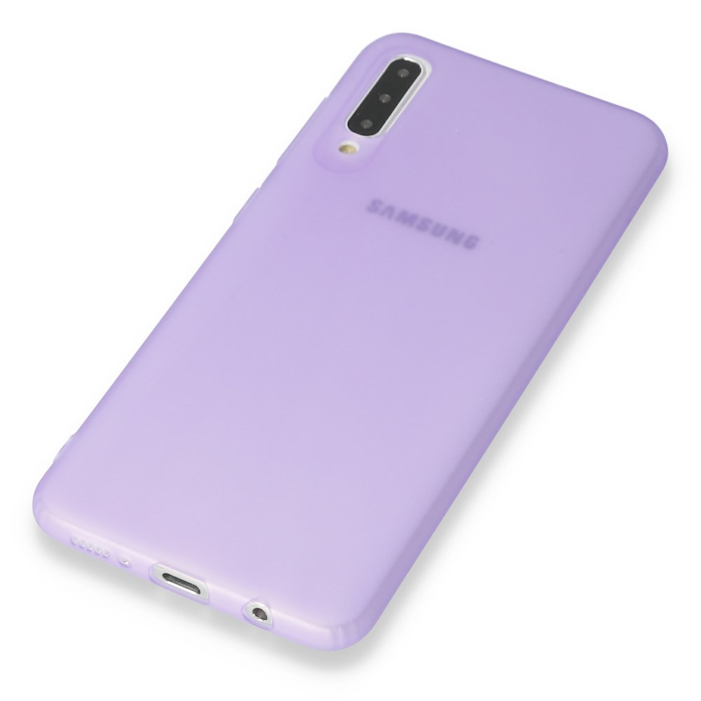 Newface Samsung Galaxy A50S Kılıf Hopi Silikon - Mor