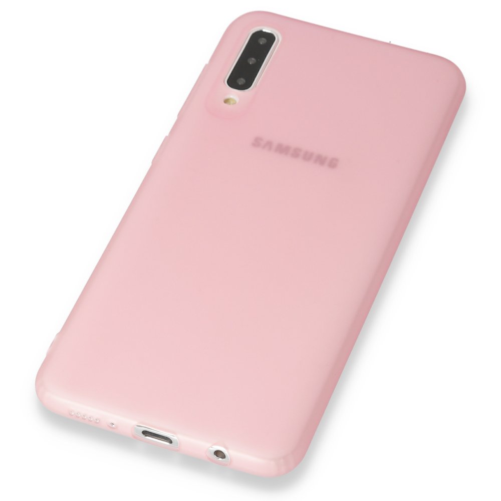 Newface Samsung Galaxy A50S Kılıf Hopi Silikon - Pembe