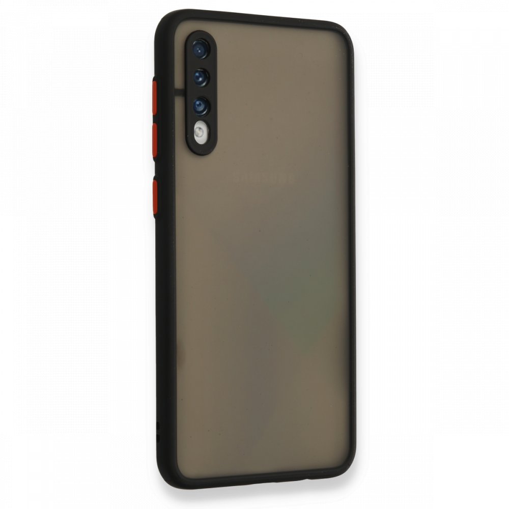 Newface Samsung Galaxy A50S Kılıf Montreal Silikon Kapak - Siyah