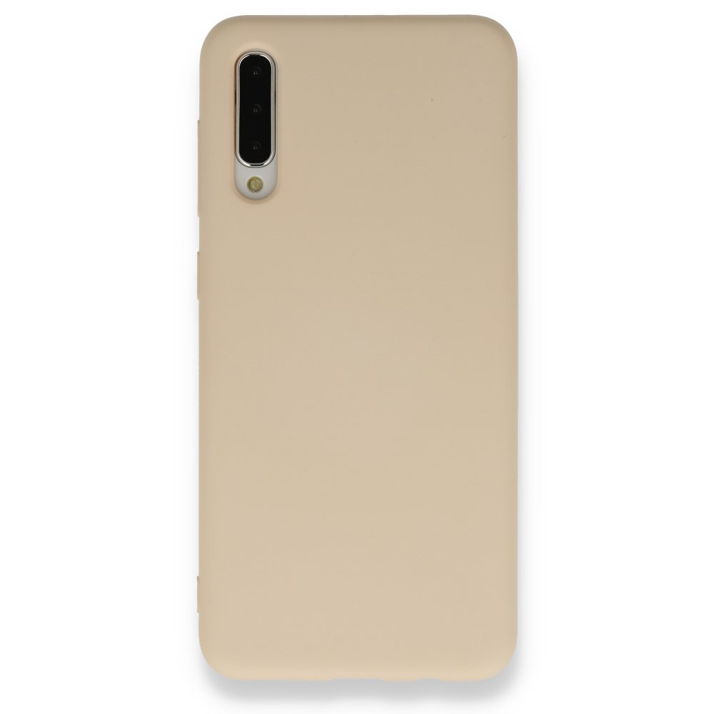 Newface Samsung Galaxy A50 Kılıf Nano içi Kadife Silikon - Kemik