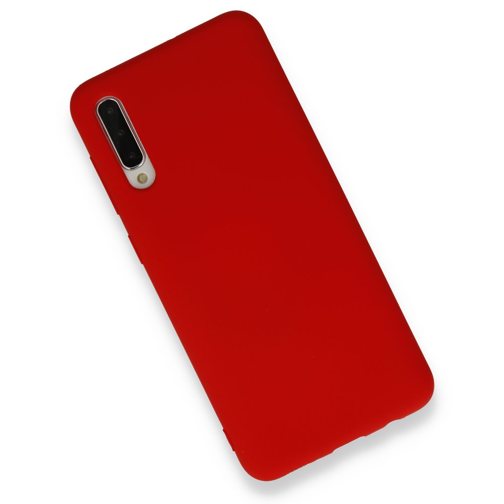 Newface Samsung Galaxy A50 Kılıf Nano içi Kadife  Silikon - Kırmızı