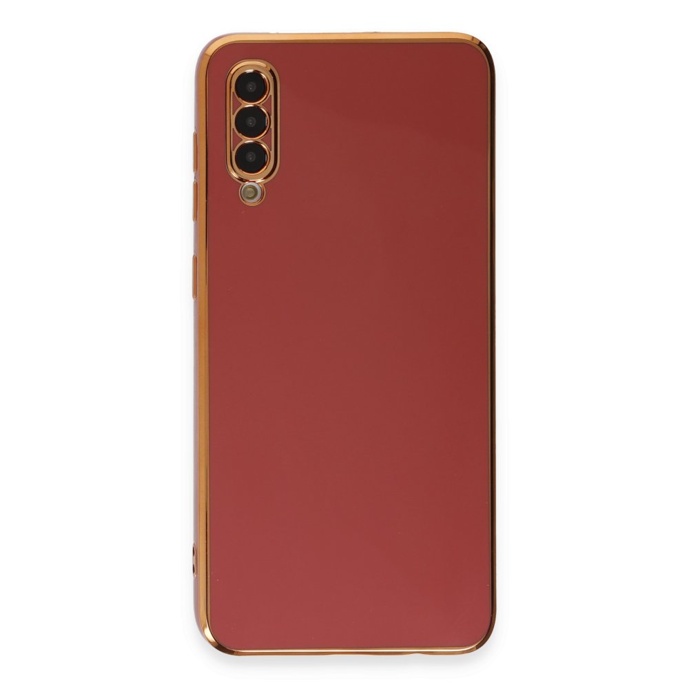 Newface Samsung Galaxy A50S Kılıf Volet Silikon - Kırmızı