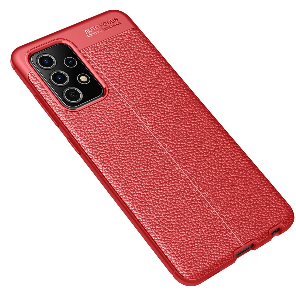 Newface Samsung Galaxy A52 Kılıf Auto Focus Kapak - Kırmızı