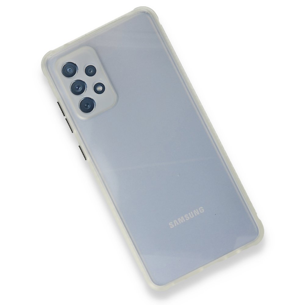 Newface Samsung Galaxy A52 Kılıf Miami Şeffaf Silikon - Şeffaf