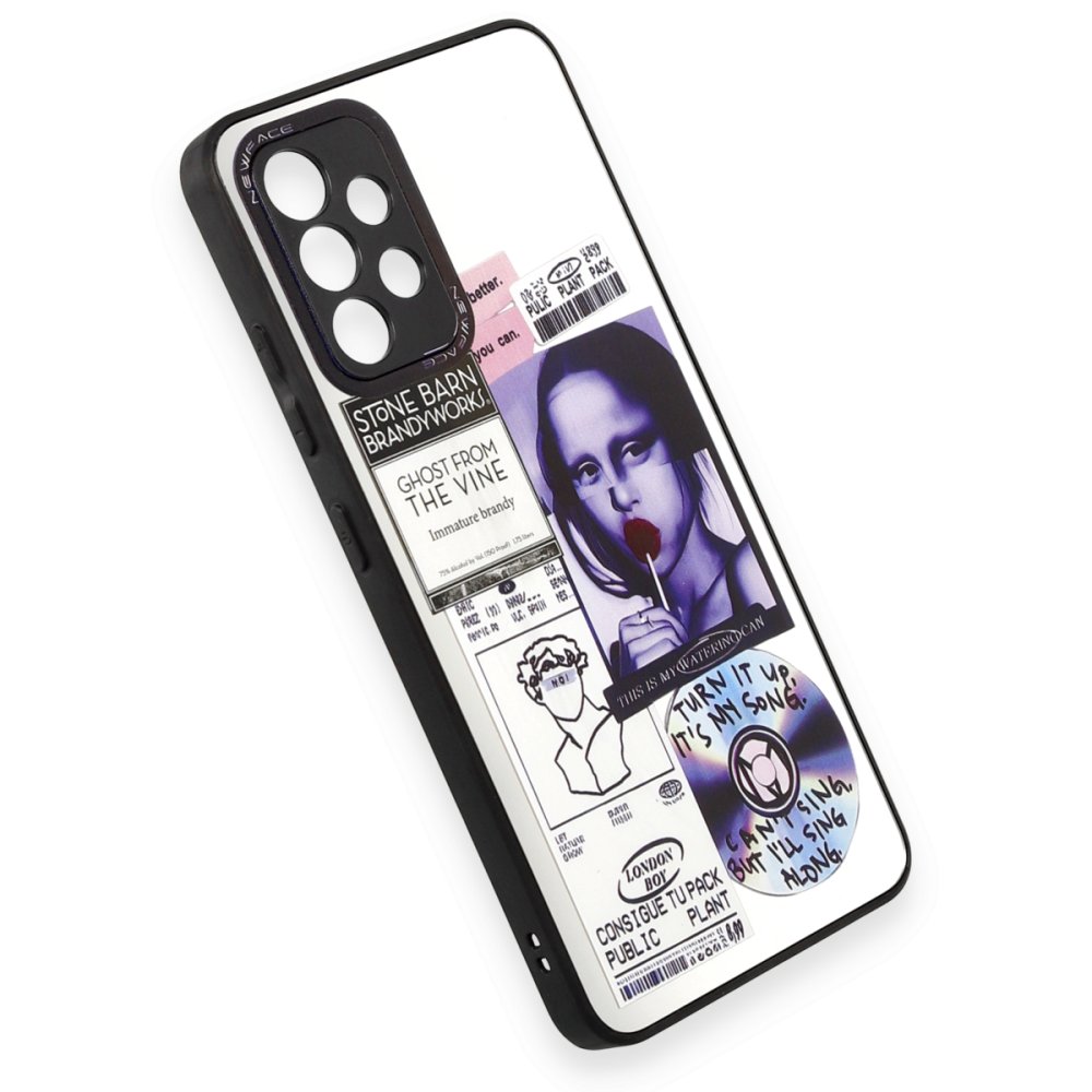Newface Samsung Galaxy A52 Kılıf Mirror Desenli Kapak - Mirror - 2