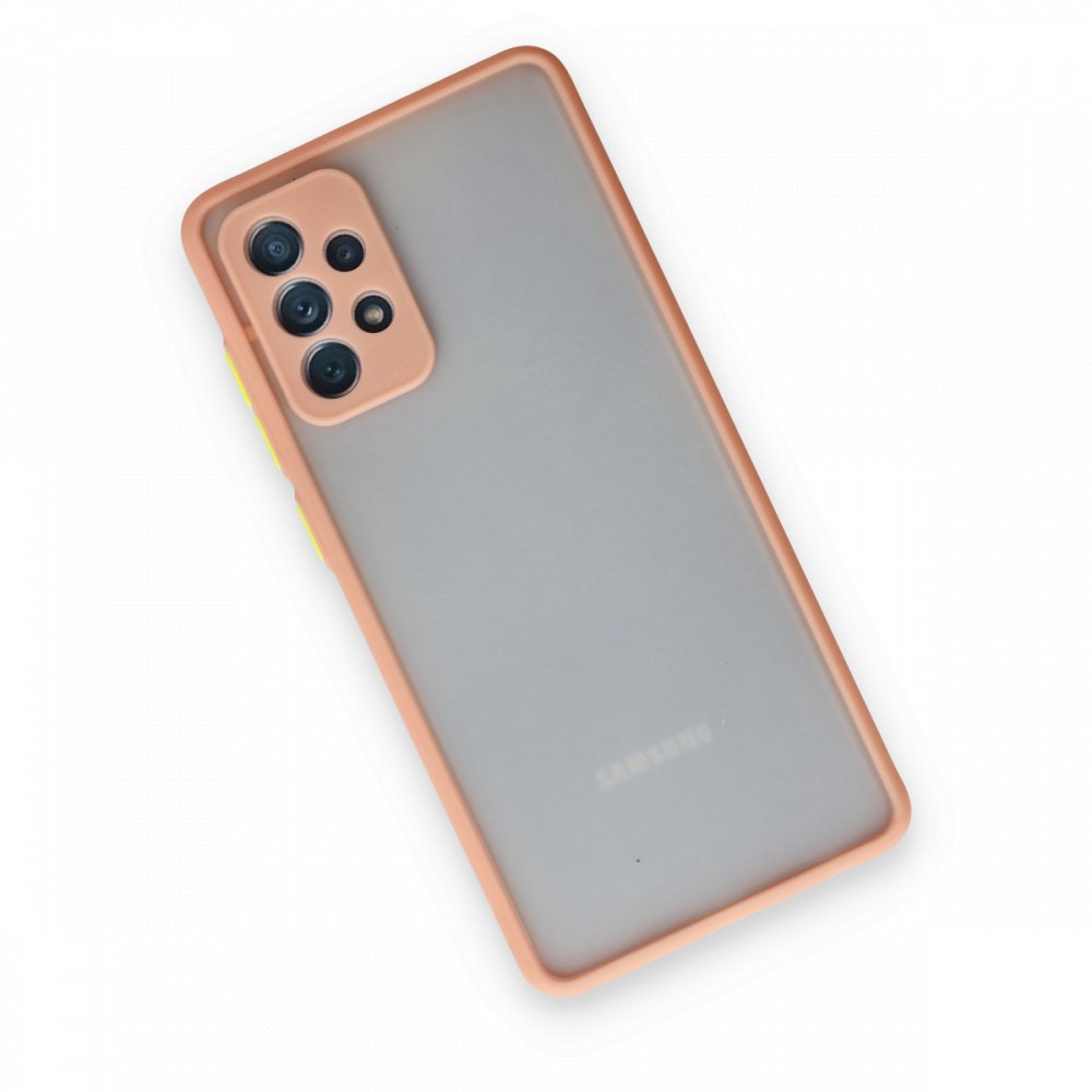 Newface Samsung Galaxy A52 Kılıf Montreal Silikon Kapak - Pembe