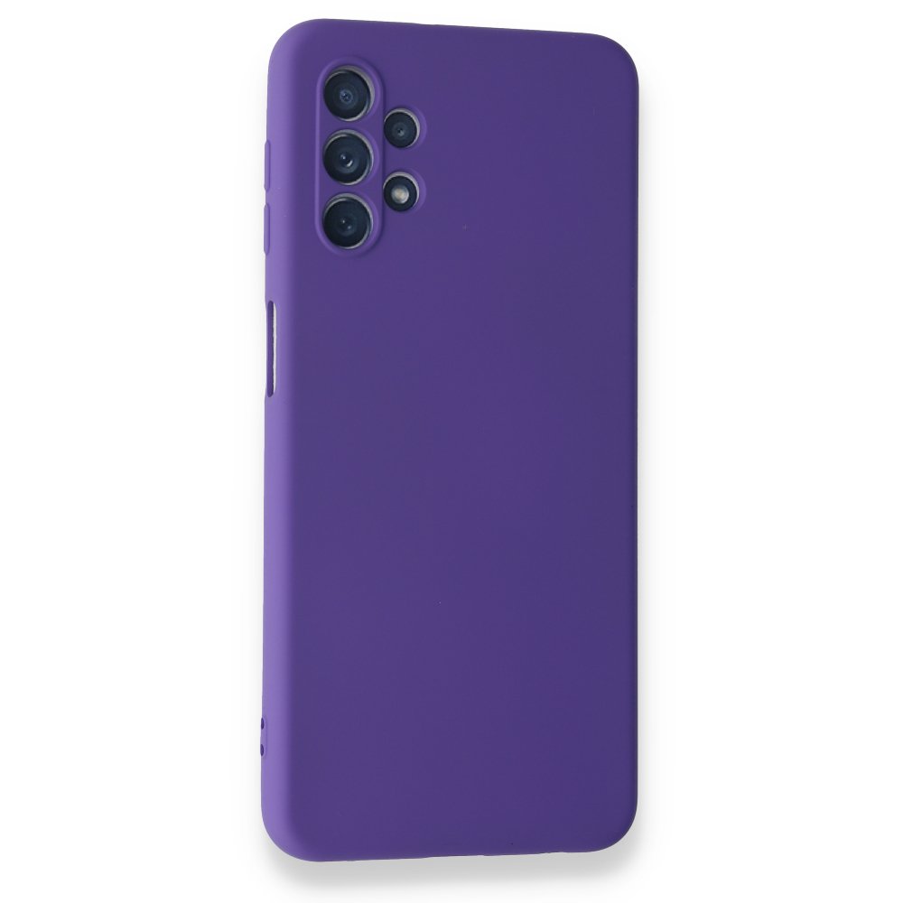 Newface Samsung Galaxy A52S Kılıf Nano içi Kadife Silikon - Mor
