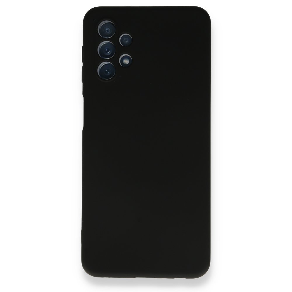 Newface Samsung Galaxy A32 5G Kılıf Nano içi Kadife  Silikon - Siyah