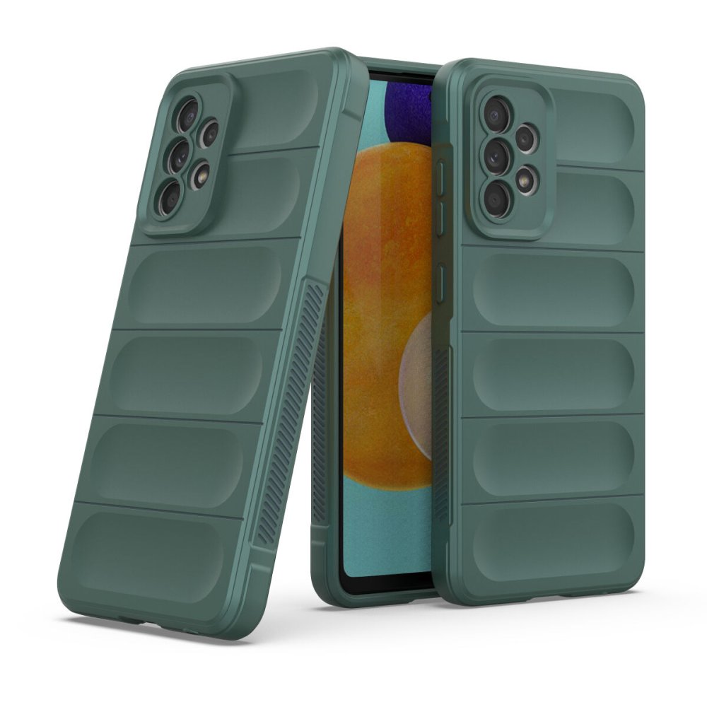 Newface Samsung Galaxy A52S Kılıf Optimum Silikon - Koyu Yeşil