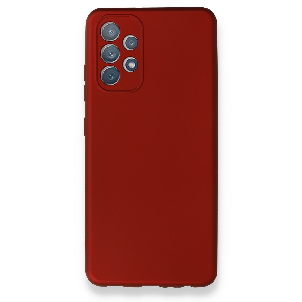 Newface Samsung Galaxy A52 Kılıf First Silikon - Bordo