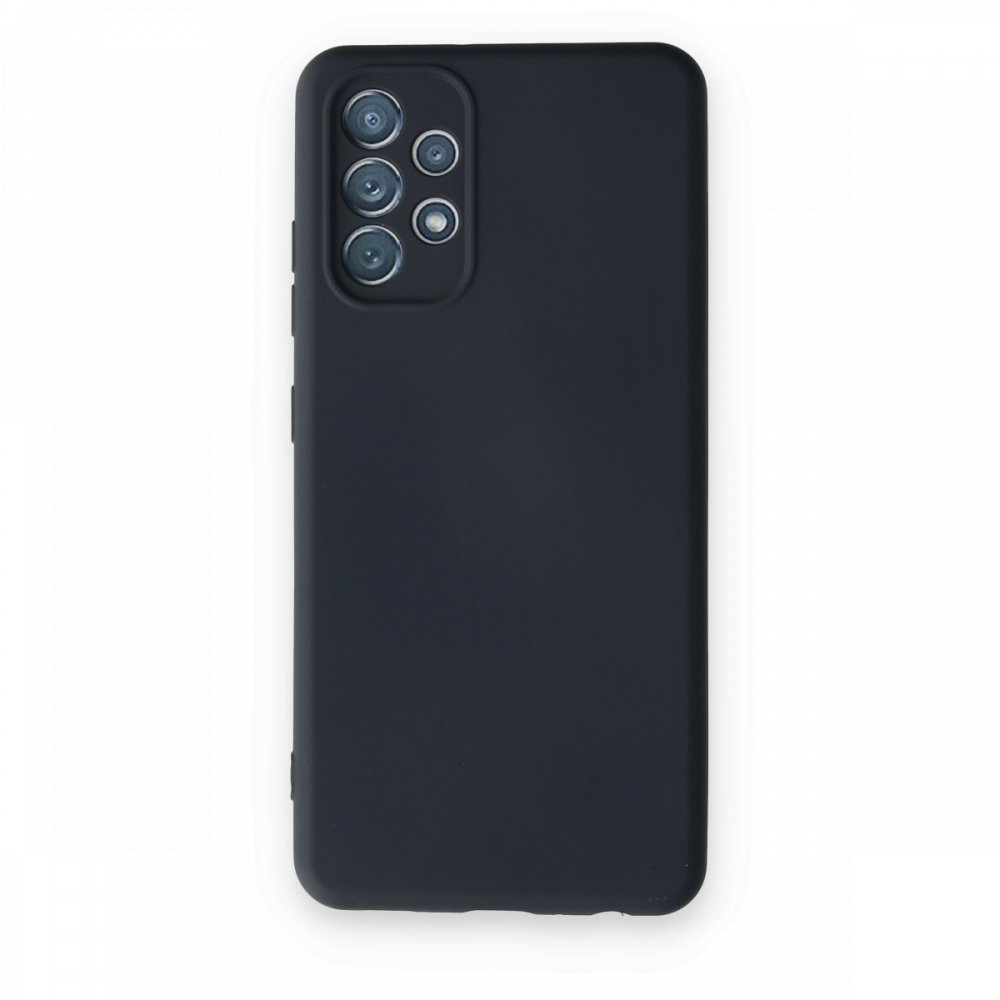 Newface Samsung Galaxy A52S Kılıf Nano içi Kadife Silikon - Koyu Gri