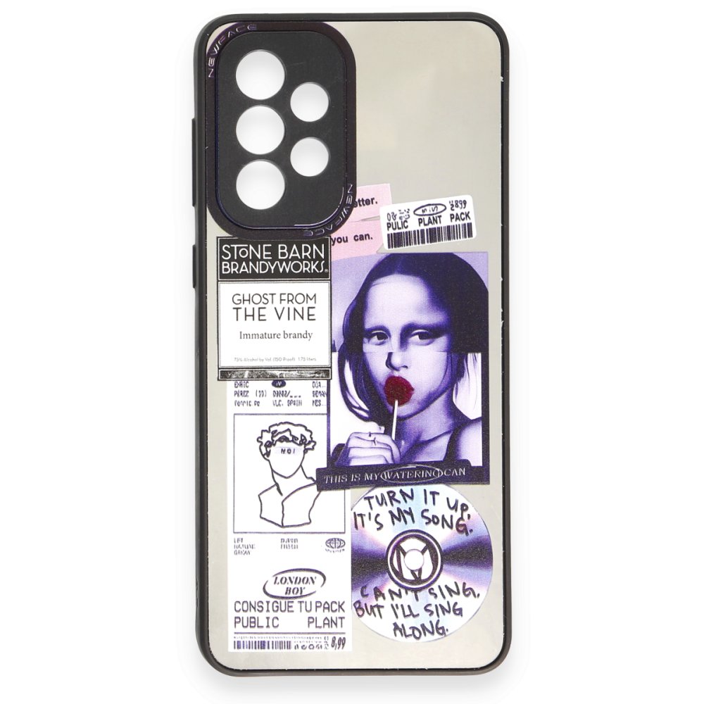 Newface Samsung Galaxy A53 5G Kılıf Mirror Desenli Kapak - Mirror - 2
