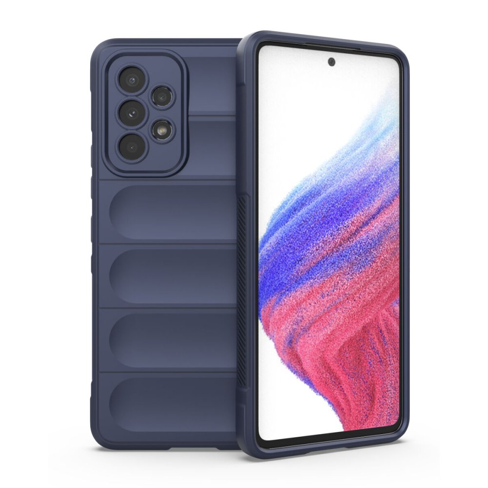 Newface Samsung Galaxy A53 5G Kılıf Optimum Silikon - Lacivert