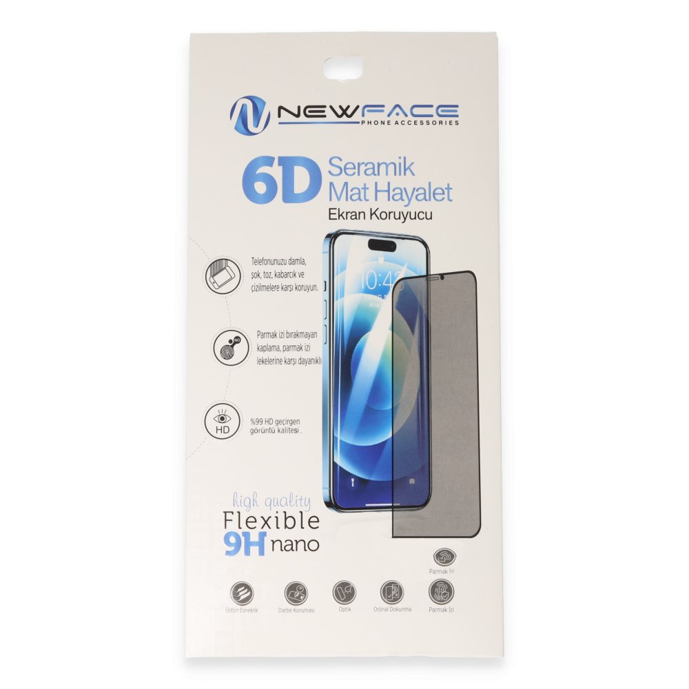 Newface Samsung Galaxy A54 5G 6D Antistatik Mat Seramik Hayalet Nano Ekran Koruyucu