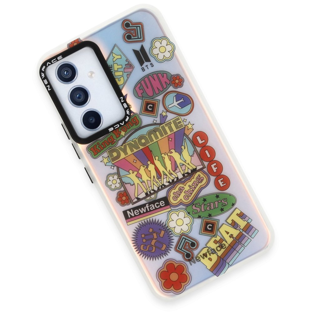 Newface Samsung Galaxy A54 5G Kılıf Estoril Desenli Kapak - Estoril - 14